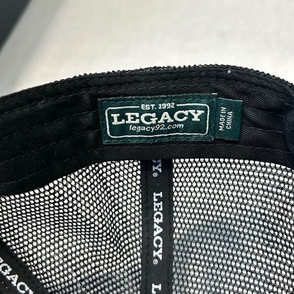 Garner State Park Mesh Snapback Trucker Hat Cap Texas GSP Black Gray Red Patch - Picture 8 of 8